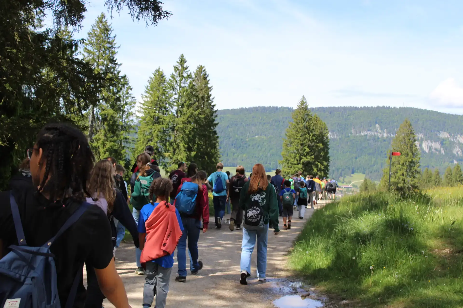 Auffahrtslager der Jungschar Frick und Rheinfelden am Wandern