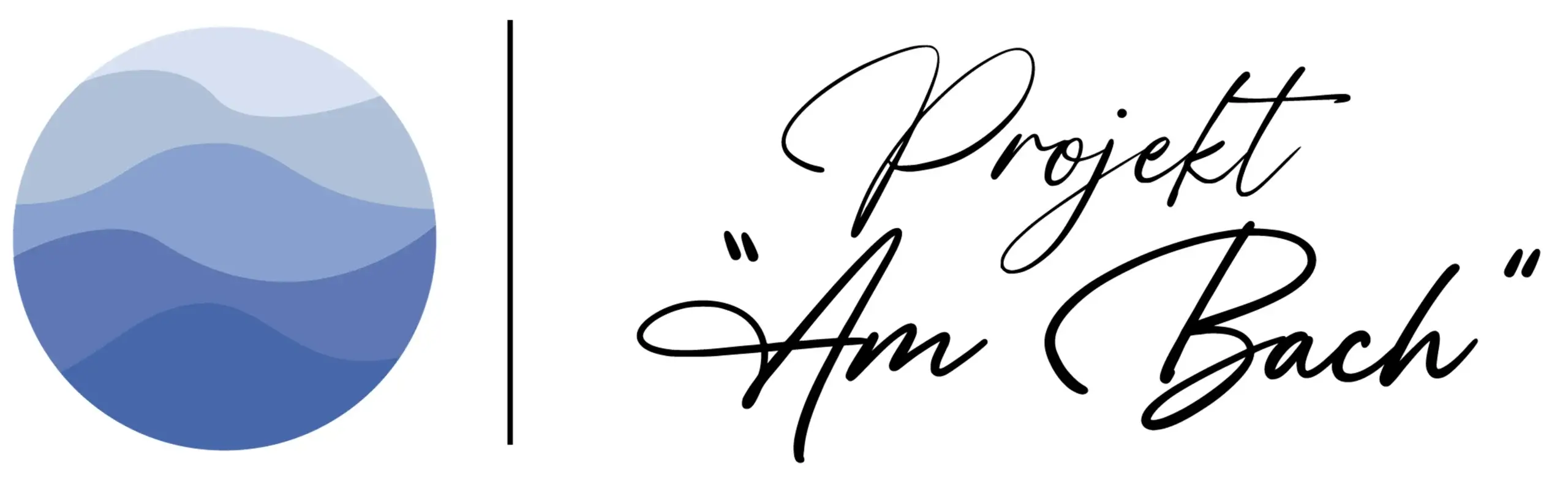 Hier sehen wir das Logo Projekt "Am Bach"