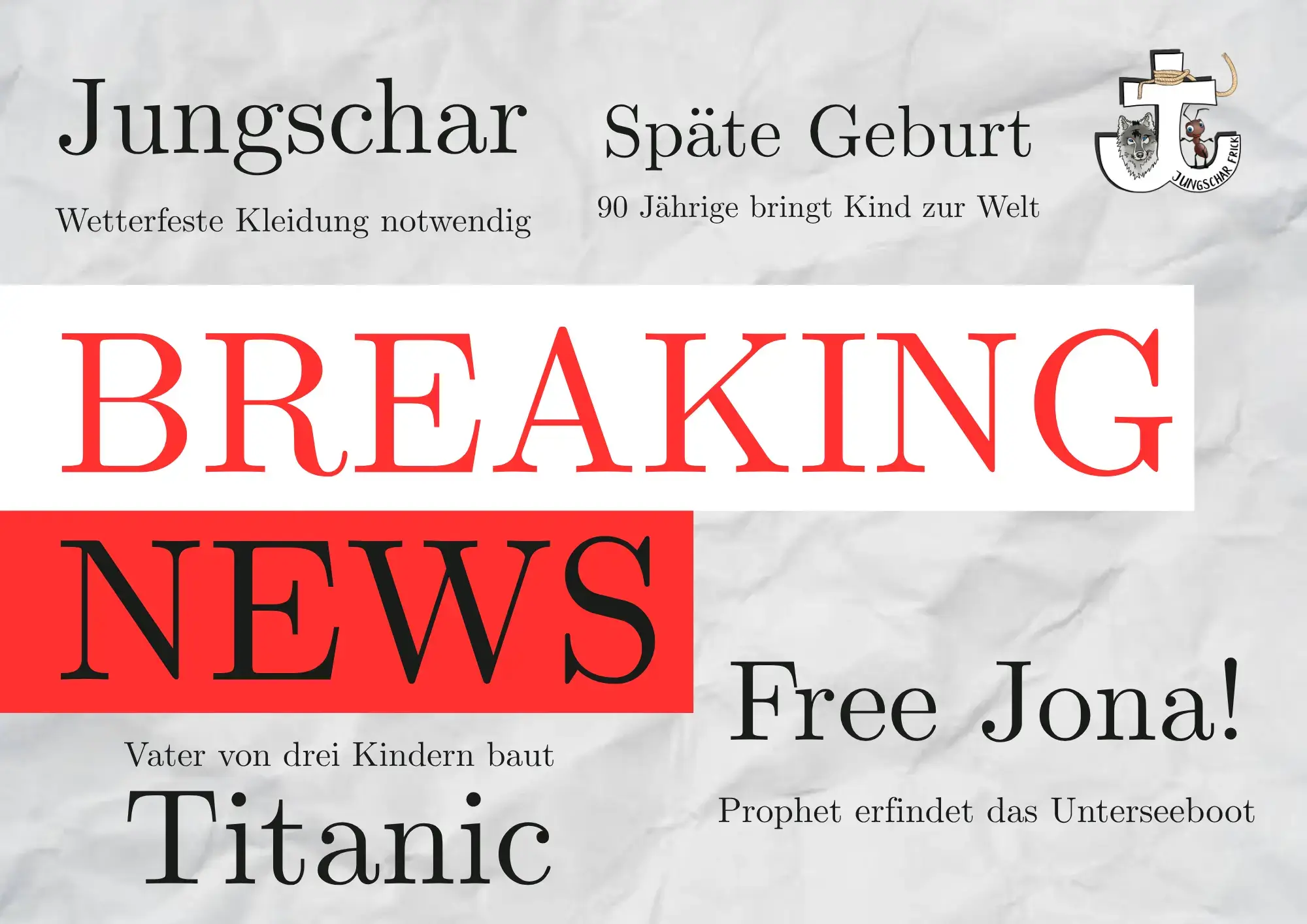 Teenie Semester 2/2026 Semsterprogramm der Besj Jungschar Frick im 2026 2 Halbejahr